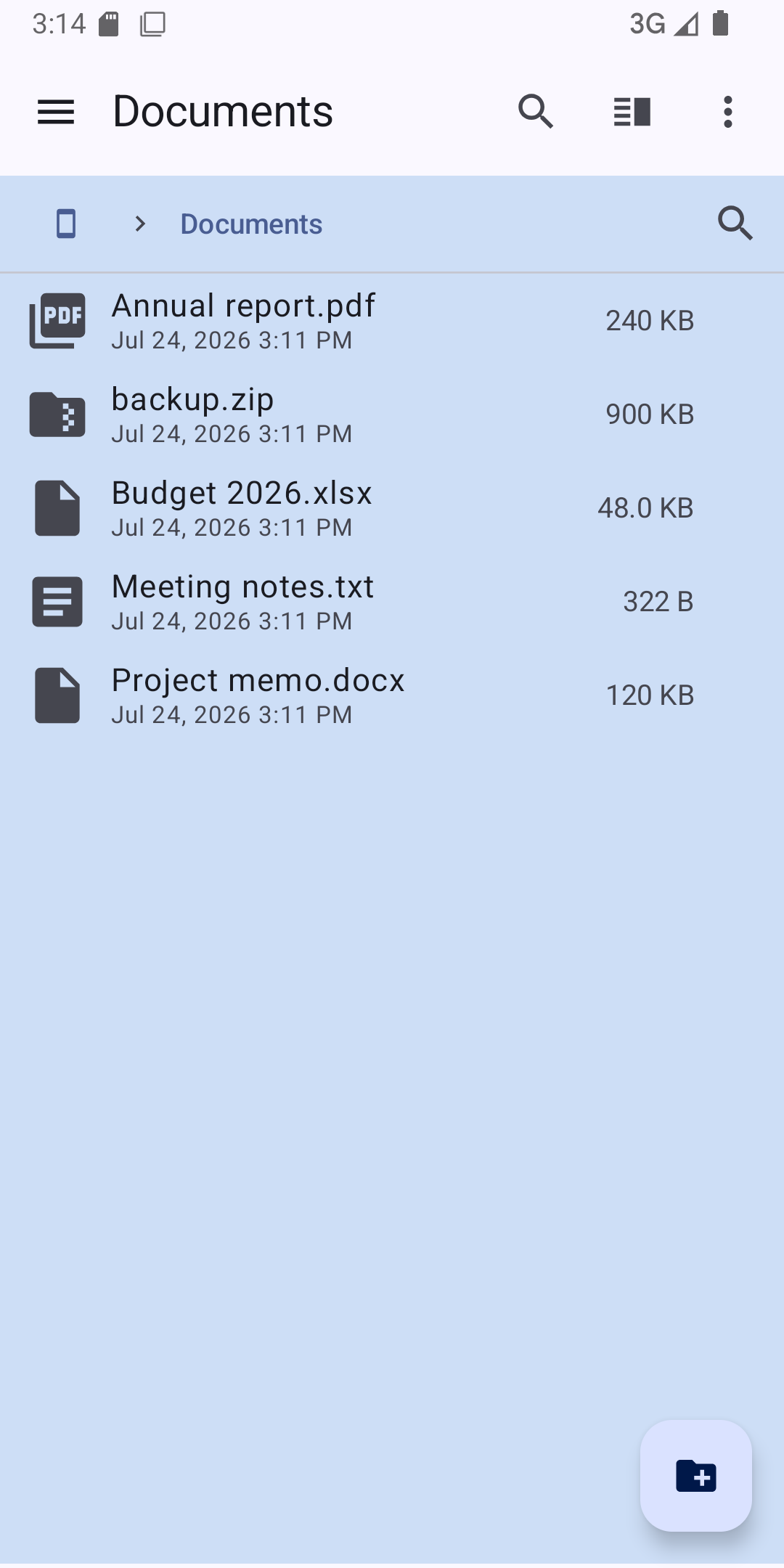 Explorador de archivos